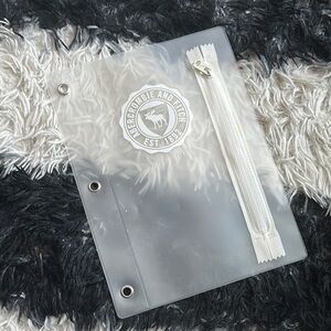 Abercrombie & Fitch Frosted Binder Pouch